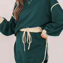  HIDDEN GEMS | Colorblock Top and Skort Set