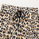  HIDDEN GEMS | Leopard Wide Leg Drawstring Pants