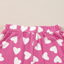  HIDDEN GEMS | Valentine Heart Top and Shorts Set