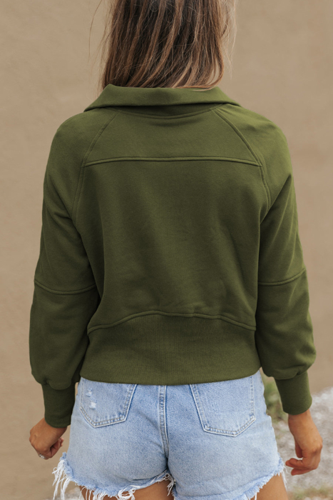 HIDDEN GEMS | Fleece Lined Zip-Up Sweatshirt