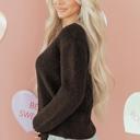  HIDDEN GEMS | Valentine Heart Metal Buttoned V-Neck Cardigan