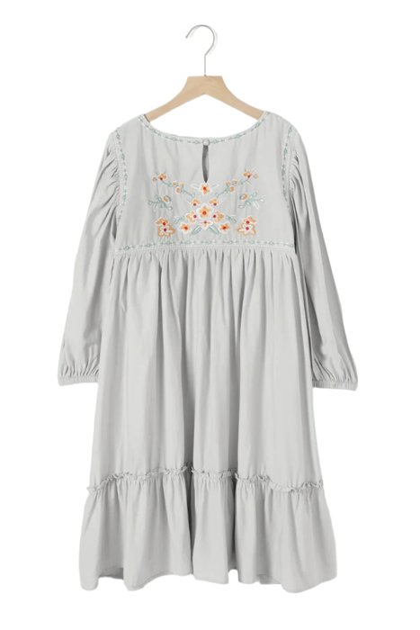 SALE! Floral Embroidered Mini Dress