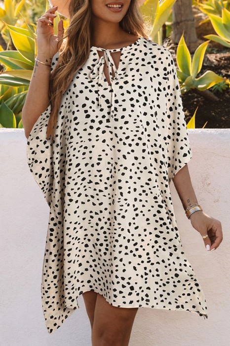 SALE! Leopard Shift Loose-Fit Dress