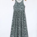  SALE! Leopard Pocketed Sleeveless Maxi Dress (Size Large)