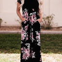  SALE! Floral Soft Knit Maxi Dress