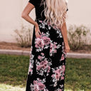  SALE! Floral Soft Knit Maxi Dress