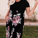  SALE! Floral Soft Knit Maxi Dress