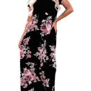  SALE! Floral Soft Knit Maxi Dress