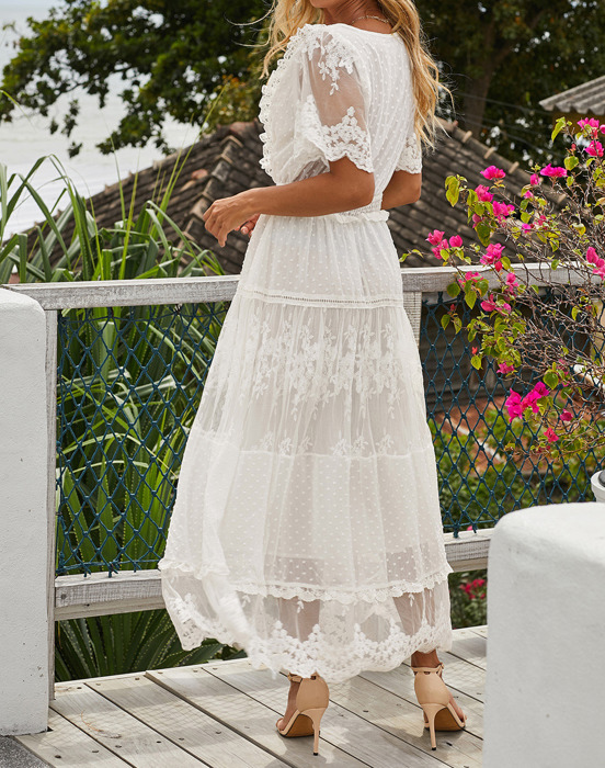 SALE! Gorgeous Lace Maxi Dress