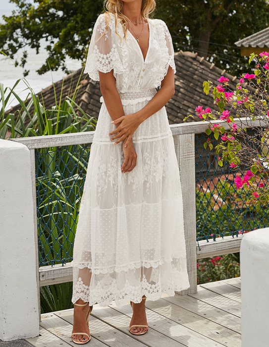 SALE! Gorgeous Lace Maxi Dress