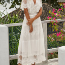  SALE! Gorgeous Lace Maxi Dress