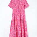  SALE! Paisley Ruffle Tiered Maxi Dress