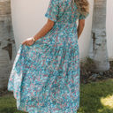  SALE! Paisley Ruffle Tiered Maxi Dress