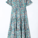  SALE! Paisley Ruffle Tiered Maxi Dress