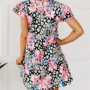  HIDDEN GEMS | Floral Ricrac Dress