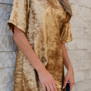  HIDDEN GEMS | Modern Day Glam Metallic Dress