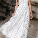  HIDDEN GEMS | Playful Polka Dot Maxi Dress