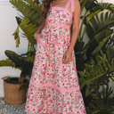  Clearance! Demure Blooms Floral Maxi Dress