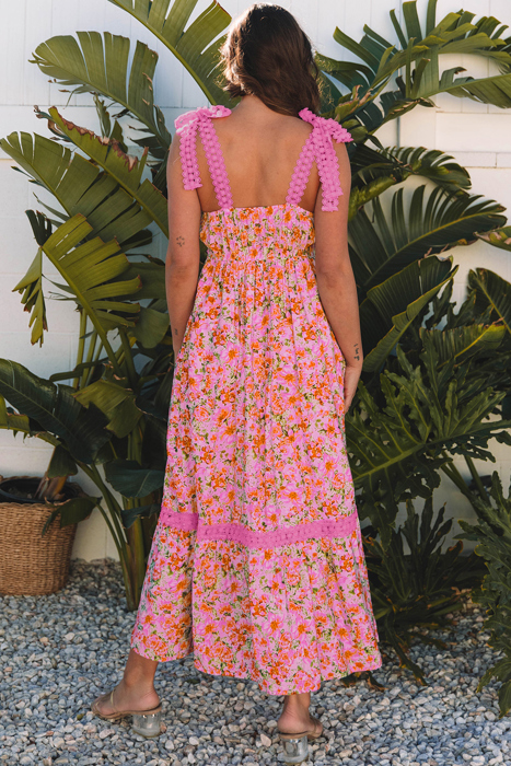 Clearance! Demure Blooms Floral Maxi Dress