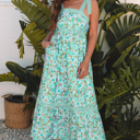 Clearance! Demure Blooms Floral Maxi Dress