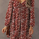  HIDDEN GEMS Floral Babydoll Dress