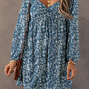  HIDDEN GEMS Floral Babydoll Dress