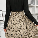  The Shay Long Sleeve Animal Print Dress