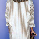  HIDDEN GEMS Essential Stripe Shirt Dress