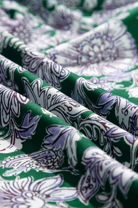 Boho Babe Floral Bubble Sleeve Dress