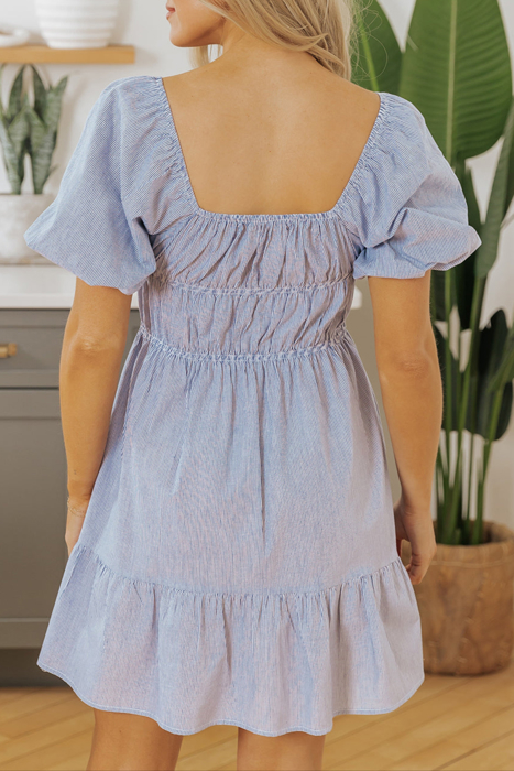 HIDDEN GEMS | Enchantingly Sweet Stripe Babydoll Dress