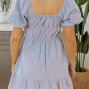  HIDDEN GEMS | Enchantingly Sweet Stripe Babydoll Dress