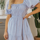  HIDDEN GEMS | Enchantingly Sweet Stripe Babydoll Dress