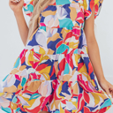  HIDDEN GEMS | Vibrant Spirit Flutter Sleeve Dress