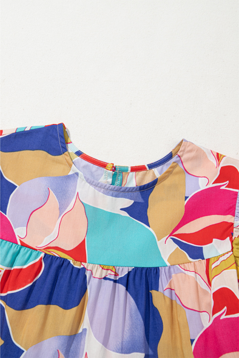 HIDDEN GEMS | Vibrant Spirit Flutter Sleeve Dress