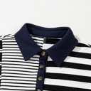 SALE! Stripe Collared T-Shirt Dress