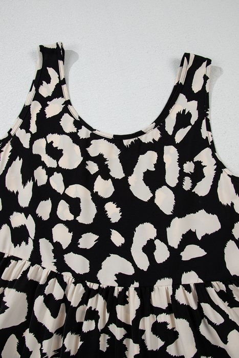 HIDDEN GEMS | Lovely Leopard Babydoll Dress