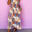  HIDDEN GEMS | Darling Daises Patchwork Maxi Dress