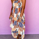  HIDDEN GEMS | Darling Daises Patchwork Maxi Dress