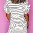  HIDDEN GEMS Essential Stripe Ruffle Dress