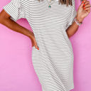  HIDDEN GEMS Essential Stripe Ruffle Dress