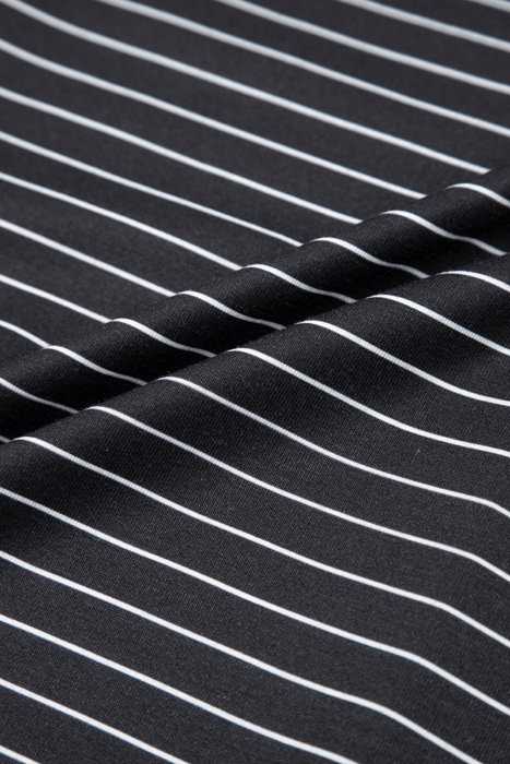 HIDDEN GEMS Essential Stripe Ruffle Dress