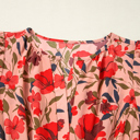  Flirty Floral Smocked Mini Dress