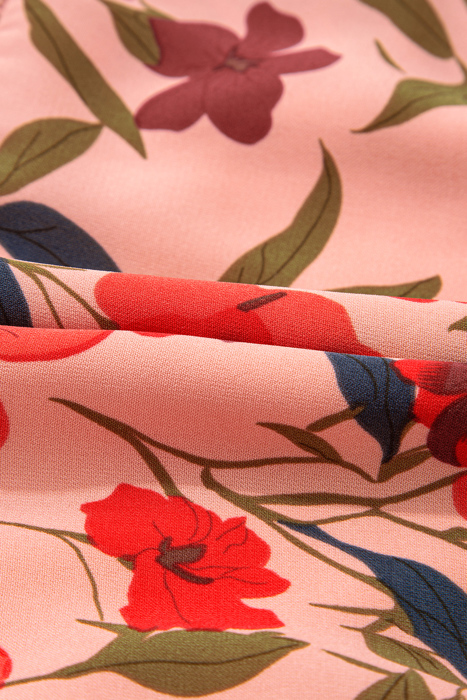 Flirty Floral Smocked Mini Dress