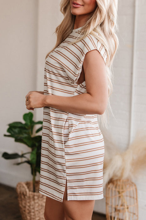 HIDDEN GEMS | Cabana Stripe Sleeveless Dress