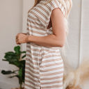  HIDDEN GEMS | Cabana Stripe Sleeveless Dress