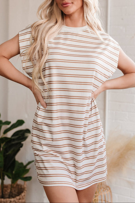 HIDDEN GEMS | Cabana Stripe Sleeveless Dress