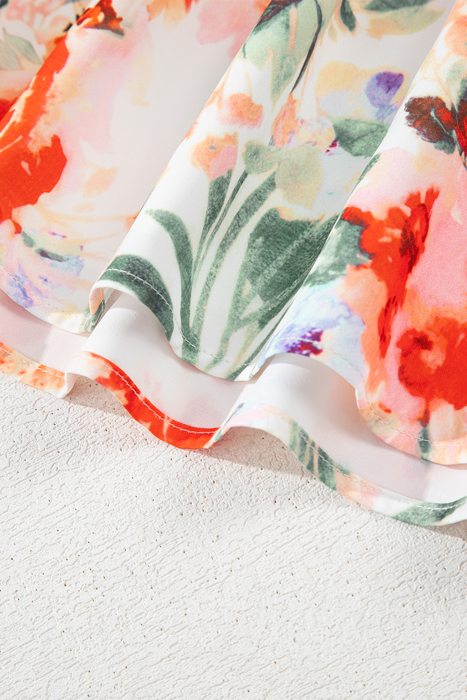 HIDDEN GEMS | Romantic Floral Ruffle Dress