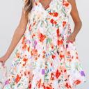  HIDDEN GEMS | Romantic Floral Ruffle Dress