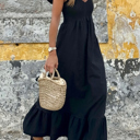  HIDDEN GEMS Ruffle Smocked Maxi Dress