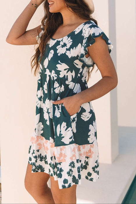 HIDDEN GEMS | Caribbean Chic Floral Mini Dress